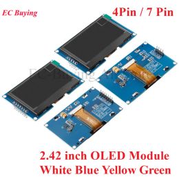 2.42 inch OLED Module 2.42" 12864 Screen LCD LED Display Module 128x64 SSD1309 SPI/IIC I2C Interface for Arduino 4Pin 7Pin