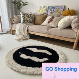 Quality Designer Round Carpet Bedroom Computer Chair Thickened Living Room Rug Coffee Table Floor Mat Room Decor