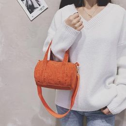 Bag Fashion Mini Corduroy Women Tote Crossbody Canvas Lady Shoulder Messenger 2024 Small Cloth Woman Purses And Handbags