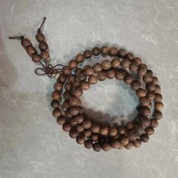 Pendant Necklaces 08 108 Pcs Agarwood Wooden Beads String Bracelet Hand