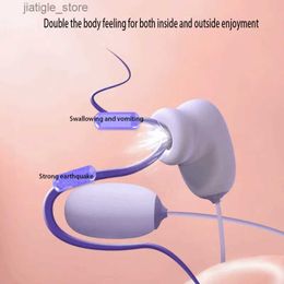 Other Health Beauty Items Softoy series small powder double line jumping suction vibration adult products Y240402