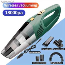 Vacuum Cleaners Car Wireless Vacuum Cleaner Powerful High Power High Suction Mini Handheld Car Vacuum Cleaner Household Indoor Small yq240402