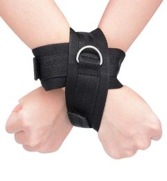 Bdsm Bondage Handcuffs Restraints Fetish Cross Hand Cuffs Erotic Wrist Harness Strap SM Adult Games Flirt Sex Toys for Couples 2201636160