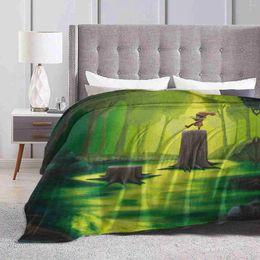 Blankets Lost Woods Printing High Qiality Warm Flannel Blanket Malmakes Mallory Georg Mal Acrylic