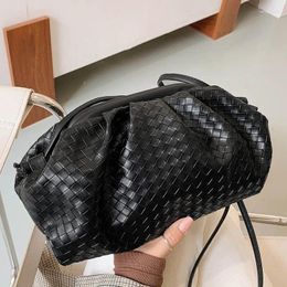 Bag Luxury Handbag Women Bags Designer 2024 Weave Leather Hand Ladies Crossbody Clutch Pouch Purse