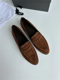 Casual Shoes Spring And Autumn Women's Suede Flat High-quality Loafers British Style Driving Comfortable Soft Sole Simple