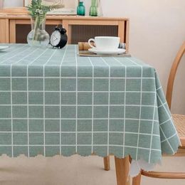 Table Cloth Wash Free Oil Resistant Sun Proof Waterproof Outdoor Dining Mat Garden Style Picnic Tablecloth P6H1896
