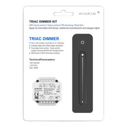 ZIGBEE WiFi & RF Push AC Triac Dimmer Tuya APP Switch 2.4G LED Controller S1-B/S1-B(WT)/S1-B(WZ) For Single Colour LED Lamp Strip