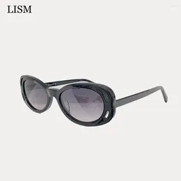 Sunglasses Cat Eye Women Fashion Retro Classics Designer Cute Mini Frame Men Outdoor Business Small Face Glasses