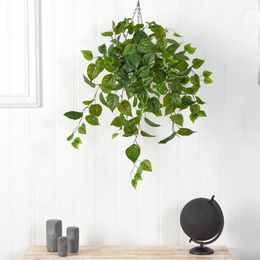 Decorative Flowers Philodendron Artificial Plant Bonsai Room Decor Home Plants Decorations Festive Party Supplies Garden Palm Bark Free