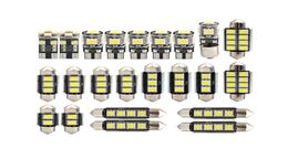 23Pcs T10 5050 W5W Car LED Interior Lights Lamp Bulbs Kit White Reading Lights 12V Licence Plate Light Door Light Interior Light3380864