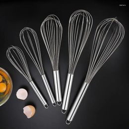 Baking Tools Stainless Steel Manual Egg Whisk Beater Milk Tea Shop El Dian Beat Cream Eggs Mixer Tool