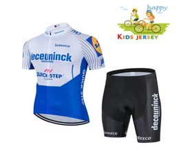 Pro Team quick step Summer Kids Cycling Set Racing Bicycle Clothing Suit Breathable Mountain Bike Clothes Sportwears8728984
