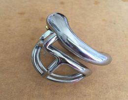 Newest Super Small Cage Stainless Steel Belt Penis Lock with size Arc Base Ring Sex Toys Best quality