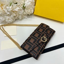 Luxury Designer Mini Shoulder Bag Women Famous Brands 2024 New In High Quality Genuine Leather Fashion Letter Chain Wallet Cross Bag