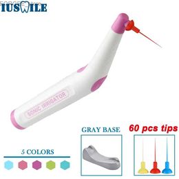 Oral Irrigators Dental oral sonic irrigator with 60 tips used for root canal treatment endoscopic cleaning basic instruments Y240402