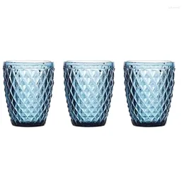 Vases 3Pcs Glass For Wine Water And Soft Drinks The Texture Is Clear Crystal Transparent