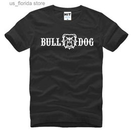 Men's T-Shirts BULLDOG Bulldogge cute cartoon Polo Shirts crew neck cotton tops t shirts men tops fashion clothes designer design printed Y240402