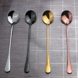 Tea Scoops Stainless Steel Coffee Spoon With Long Handle Kitchen Dessert