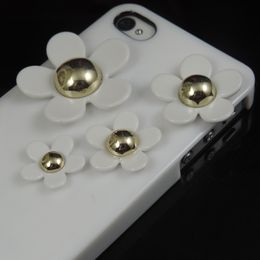 New Resin Flower Venus Five-petal Flower Daisy Resin Sticker Material Bag DIY Accessories Phone Case