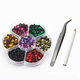 2-6mm flat glass drill with drill pen manual DIY mobile phone accessories nail beauty clothes drill