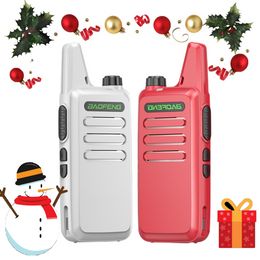 Christmas Baofeng BF-T20 Mini Walkie Talkie USB Charge UHF 400-470MHz For BF-C50 BF-888S Two Way Radio children gifts