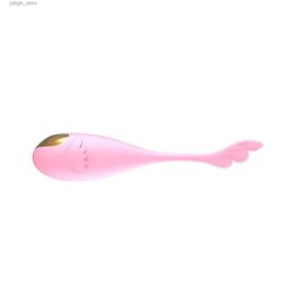 Other Health Beauty Items Love jumping fish shaped rechargeable wireless control multi frequency G-point massager adult female Y240402