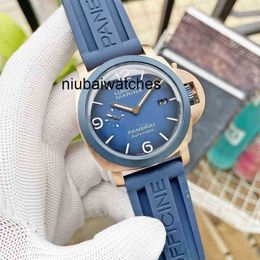 Watches Designer Mens Fashion Swiss Genuine Lumino Series Fully Automatic Mechanical Multifunctional Display Wristwatch Style