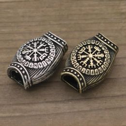 Retro Vintage Silver Metal Hair Braid Dread Dreadlock Beard Beads Rings Hair Braid Clips Cuffs Rings Braiders Hair Accessories