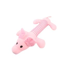 Dog Molar Striped Elephant Sound Toy Teddy Golden Retriever Puppy Large Dog Bite Resistant Pet Plush Toy