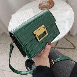 Drawstring Stone Pattern Leather Small Bags Crossbody Bag For Women 2024 Fashion Sac A Main Female Shoulder Handbags And Purses