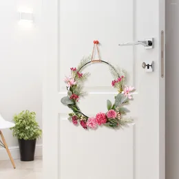 Decorative Flowers Artificial Garland Hanging Decor Wreath Decorations Dried Swag Eucalyptus