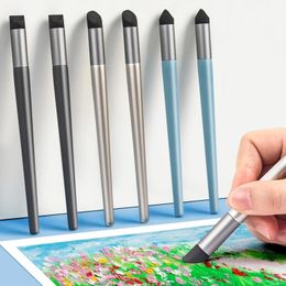 3pcs Oil Pastel Special Rub Pen Soft Head Transition Sponge Ball Smudge Pen Smudge Painting Brush Tool Art Supplies 240318