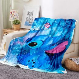 Blankets Blue Travel Bedspread Luxury Modern Funny Cartoon Cute Japanese Anime Childern Kids Warm Soft Polyester Throw Flannel Blanket