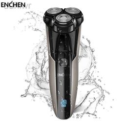 Electric Shavers ENCHEN BlackStone 5S Shaver for Men Waterproof IPX7 Cordless Wet Dry Use Face Rechargeable Beard Trimmer 2442