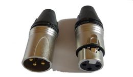 Neutrik Similar NC3MXX NC3FXX Neutrik Male Female 3 Pin gold XLR Connector with 10 PCS NC3MXX 10 PCS NC3FXX7997125