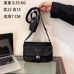 High Quality Waterproof Oxford Cloth Unisex New One-Shoulder Versatile Mobile Phone Bag Messenger Bags Casual Two-in-One Fashion