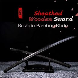 100cm Laido Bamboo Katana Sheath Boy Toy Wooden Sword Cosplay prop Performance toys