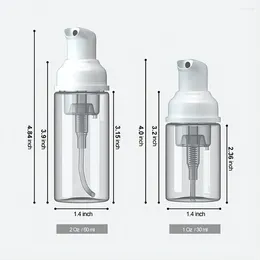 Storage Bottles 10pcs Foam Bottle Eyelash Cleaning Pump Plastic Travel Foaming Dispensers For Soap Shampoo 30//60ml