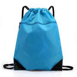 Men Women Drawstring Pocket Backpack New Unisex Sports Backpack Oxford waterproof portable outdoor bag