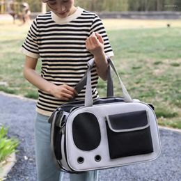 Cat Carriers Carrier Bag Lightweight Pet Breathable Travel For Dogs Cats Foldable Durable Stylish Supplies