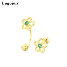 Stud Earrings Multiple Style 925 Sterling Silver Flower Screw For Women Children Girl Baby Earring Anniversary Jewellery Gifts