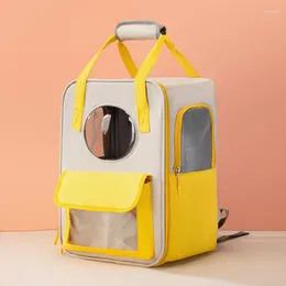 Cat Carriers Backpack Carrier Breathable Travel Pet Bag For Small Dog Top Quality Lovely Design Portable Zipper Kitten