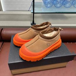 2024 Nuove scarpe casual Australia stivale in gomma Tasman soffice stivale Stivali con plateau da donna neve designer 7a Scarpa stivaletto di alta qualità pantofola piatta Stivali da viaggio invernali caldi