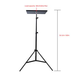 Projector Bracket Travel Tripod Speaker Stand Extendable 110cm 160cm Accessories Mount Ball Head for Laptop DSLR Camera Outdoor