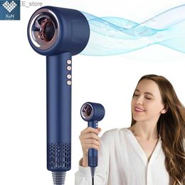 Electric Hair Dryer 2000W LeaflessHair dryer professional hair dryer negative ion hair dryer suitable for home appliances with salon style Y240402