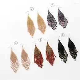 Cat Carriers Intricate Earrings Design Fashionable Must-have Trendy Colorful Fringe Dangle Jewelry Artisanal Handcrafted