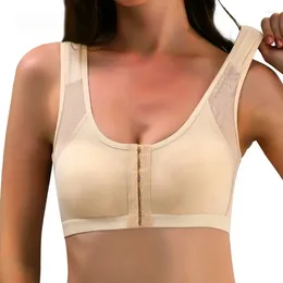 Women's Shapers Women Bra Chest Binder Shape The Breast Corset For Slimming Sexy Zipper Underwear Stap Tank Top Large Plus Size Shaper