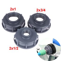 Durable IBC Tank Fittings Universal S60X6 Coarse Threaded Cap 60mm Female Thread To 1/2 ", 3/4", 1 " Water Tap Adapter Connector