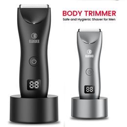 Electric Body Hair Trimmer Shaver Waterproof Groyne Bikini Trimmer for Men Women Ball Shaver Body Grooming Male Hygiene Razor 240325